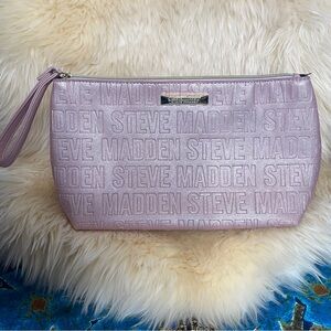 Steve Madden “Weekend Pouch” Wristlet/Clutch. Blush 12”X8”X4”